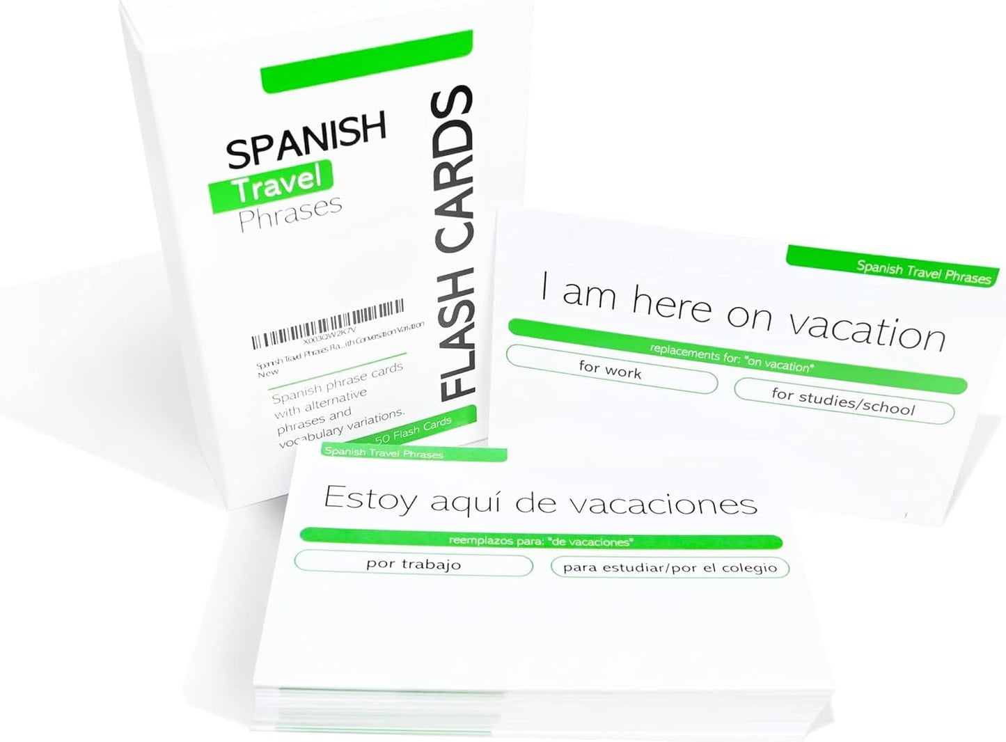 Pat's Flash Cards 150 Essential Spanish Phrases Bundle