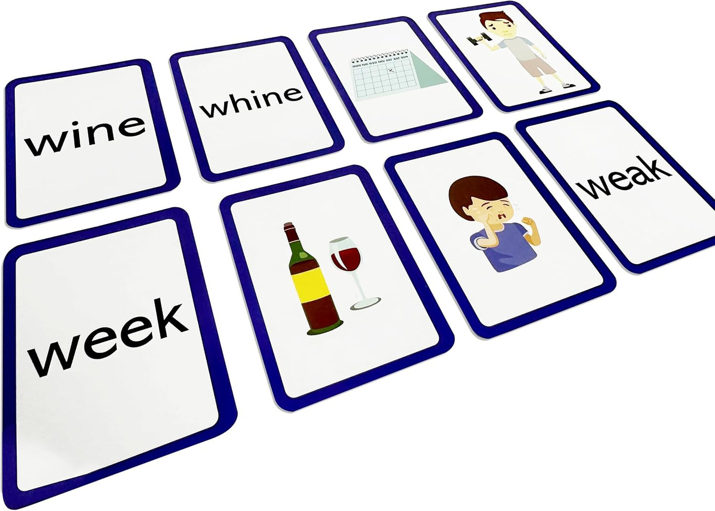 384 Homophone Memory Matching & Concentration Game Playing Cards