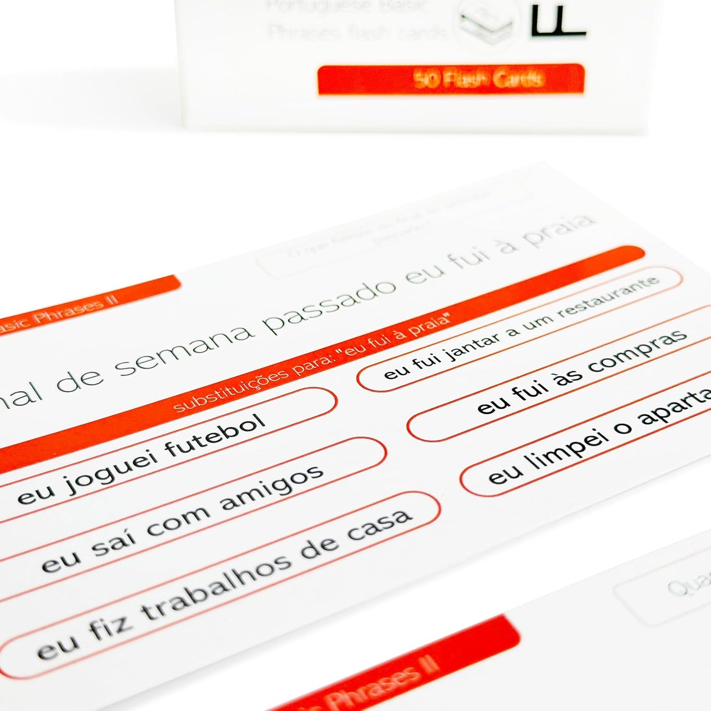 Pat's Flash Cards 50 Portuguese Basic Phrases Flash Cards Part II