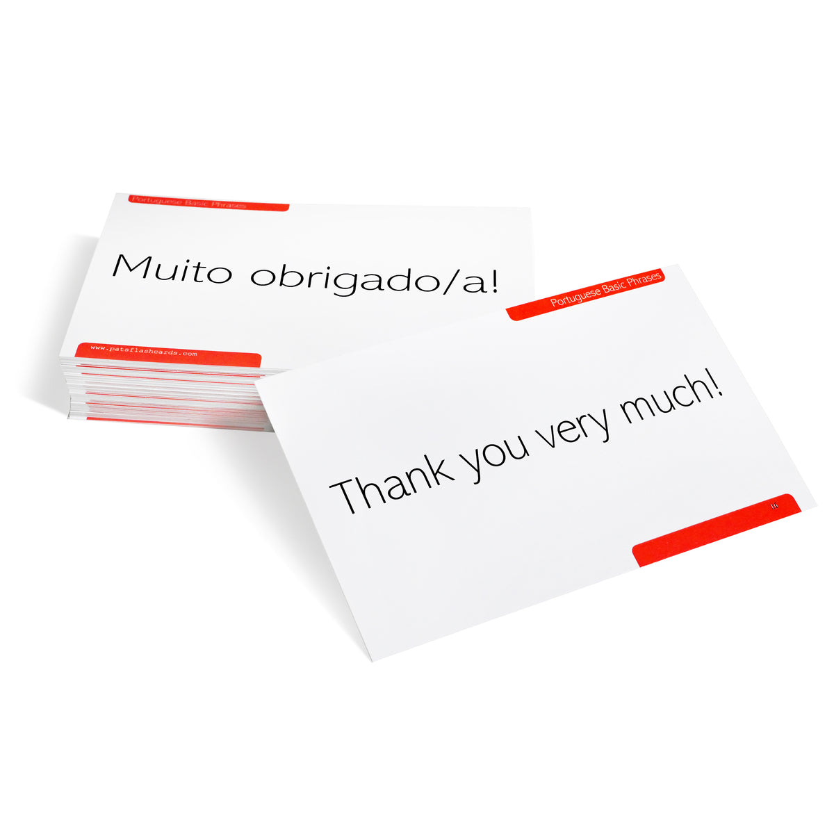 Pat's Flash Cards Essential Portuguese Phrases