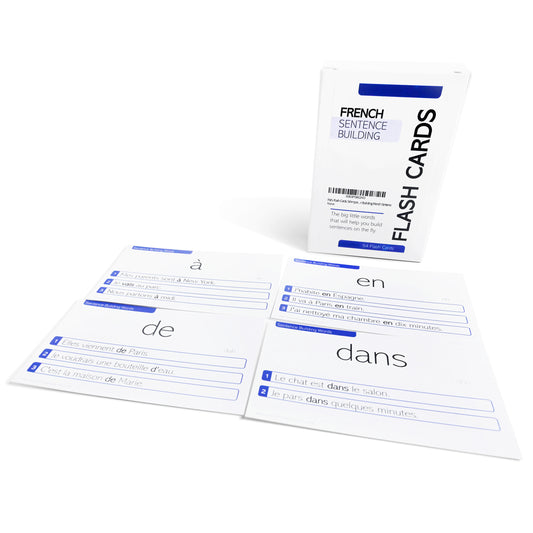 Pat's Flash Cards 54 Important French Words for Building French Sentences