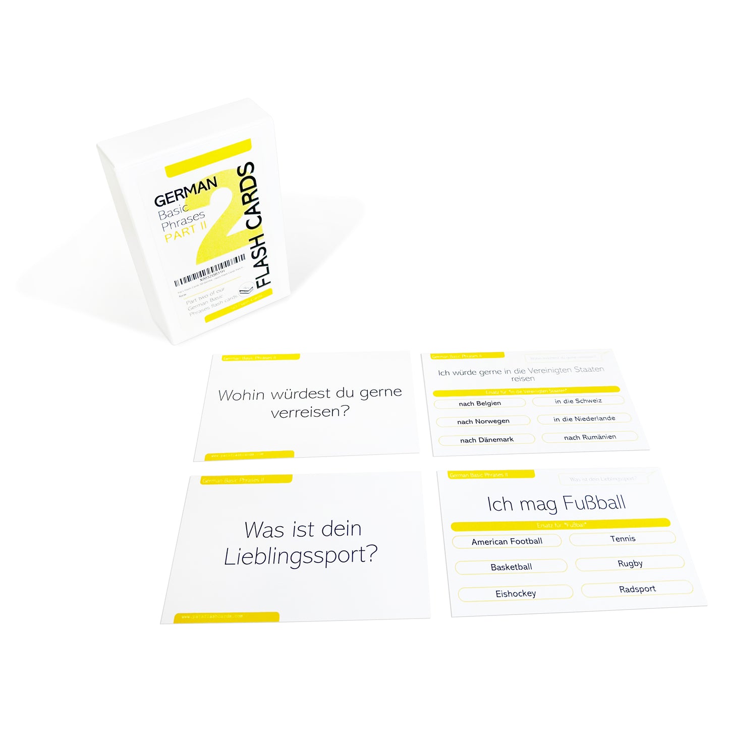 Pat's Flash Cards 100 Essential German Phrases Bundle