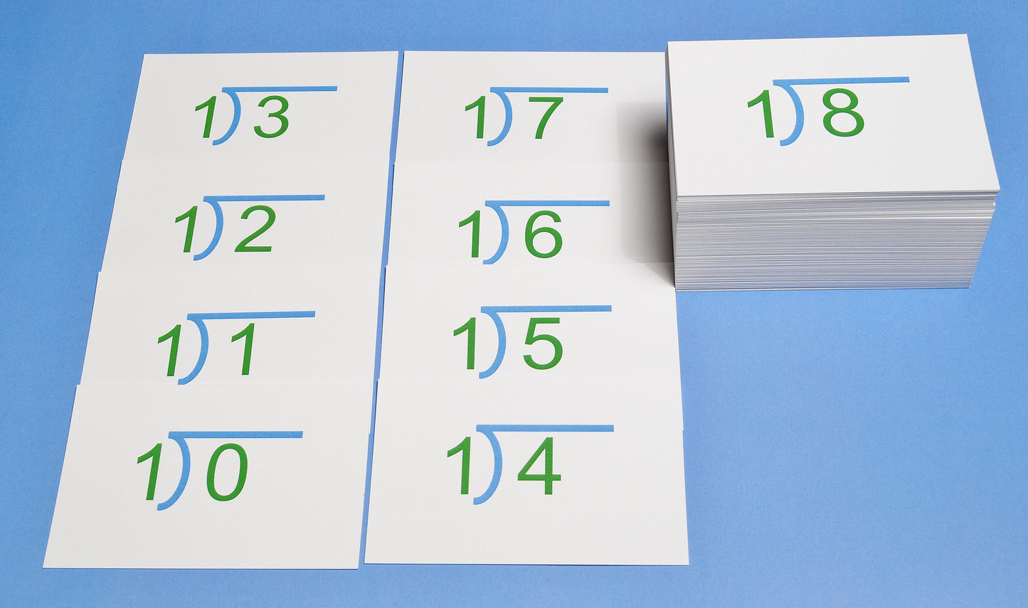 800 Math Flash Cards with All Possible 0-12 Addition, Subtraction, Multiplication and Division Facts with Transitional Concepts Cards and Introduction to Fractions Cards