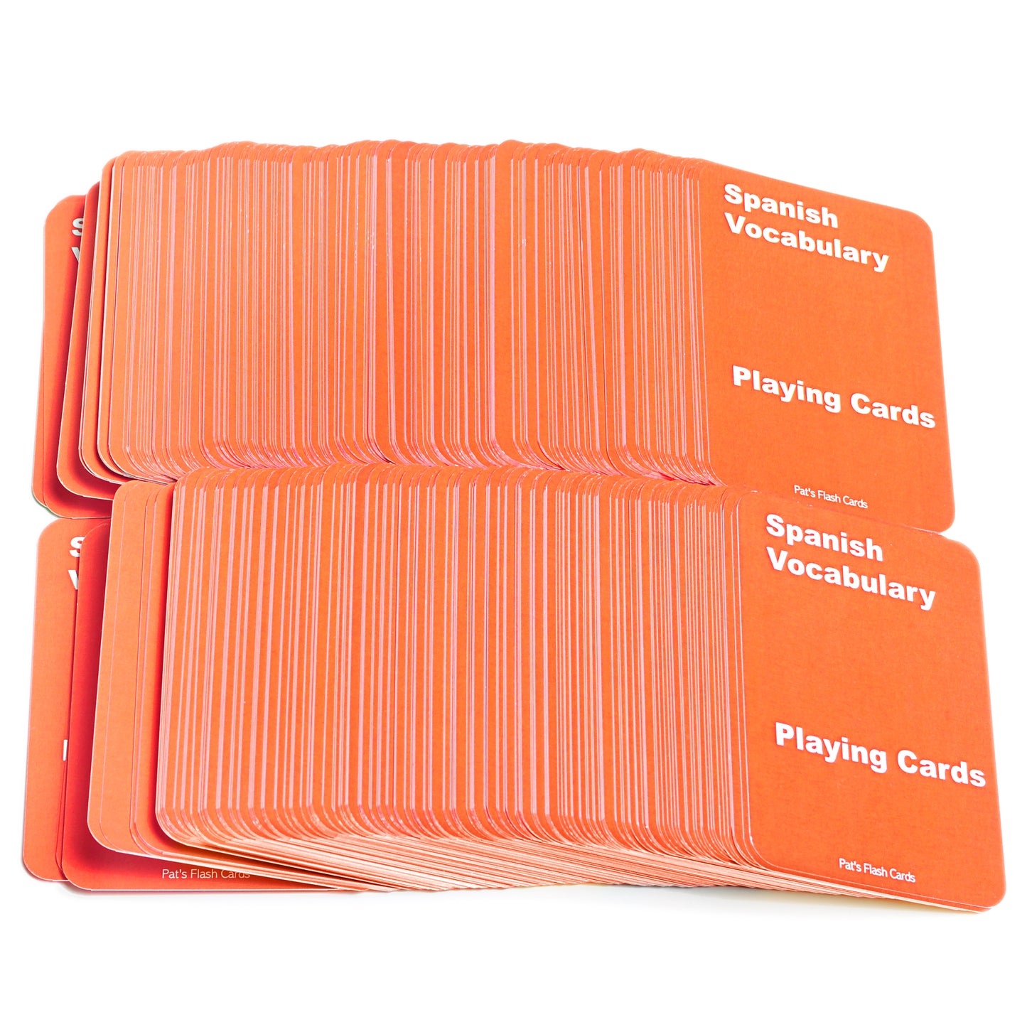 576 Spanish Picture Card Bundle Pack: 384 Spanish Memory Game Playing Cards with 192 Spanish Flash Cards
