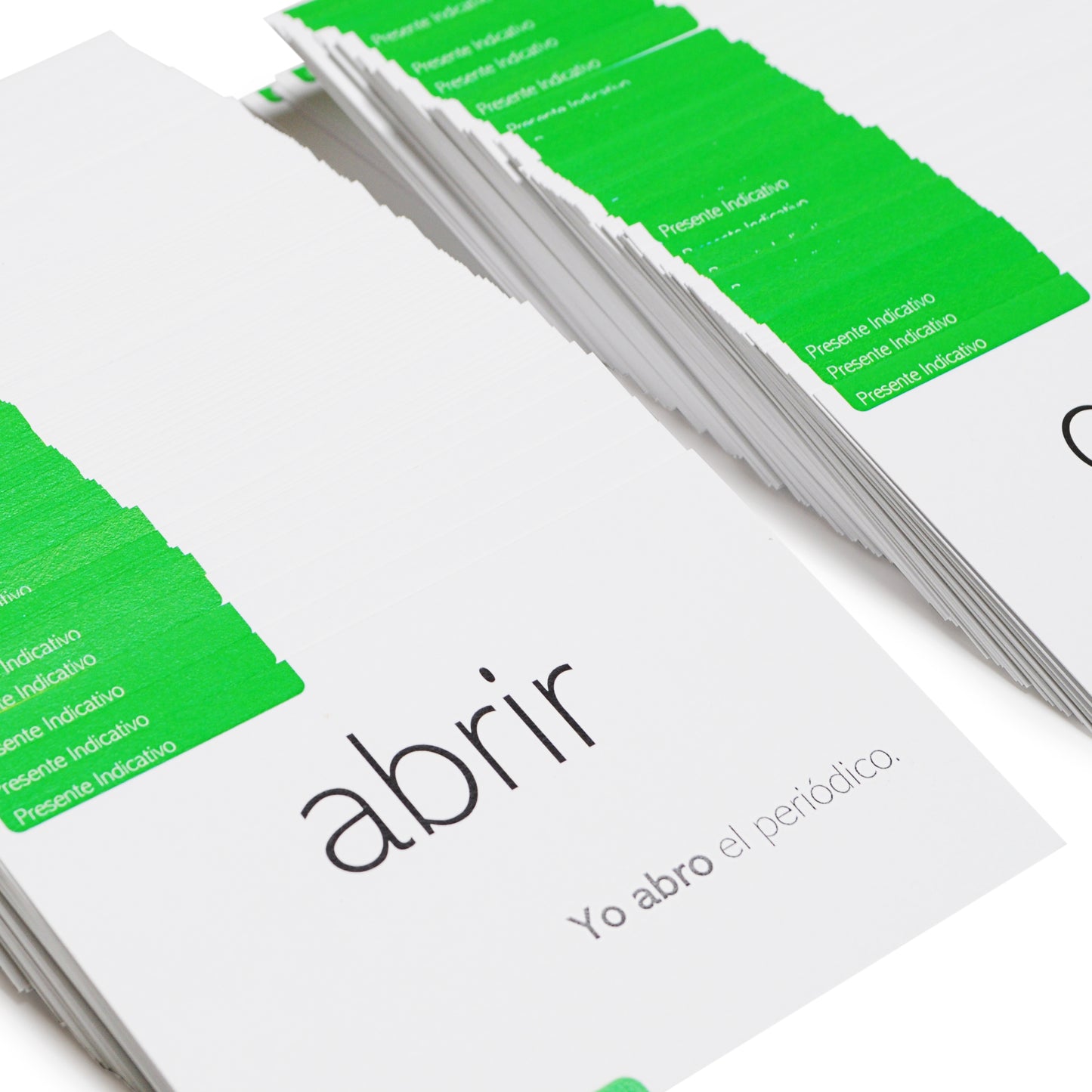 200 Spanish Verb Conjugation Presente Indicativo Flash Cards - Full Examples in Both Spanish and English