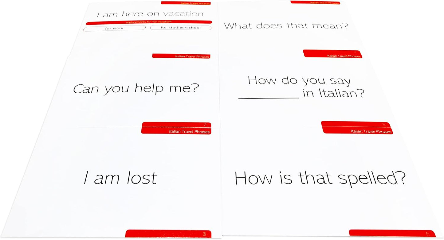 Pat's Flash Cards Essential Italian Phrases Flash Cards (Travel Phrases)