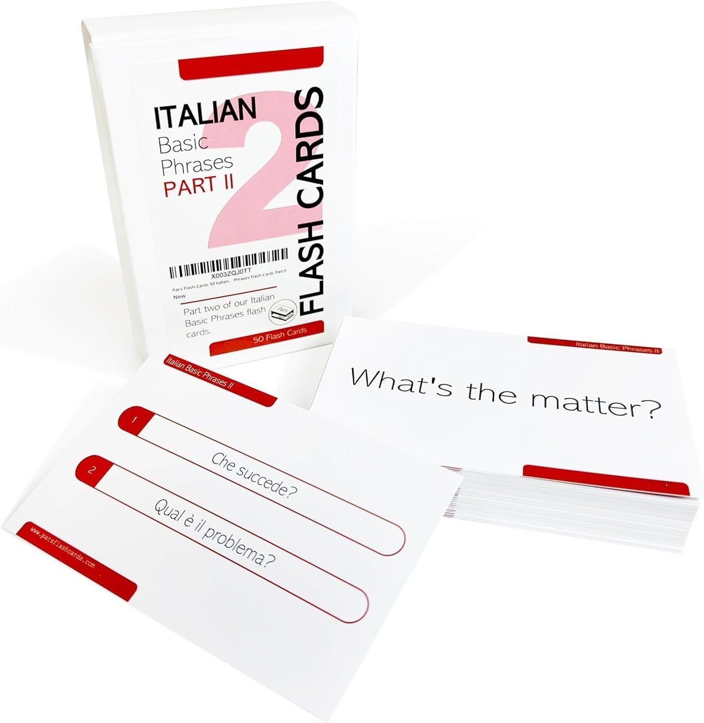 Pat's Flash Cards 150 Essential Italian Phrases Bundle