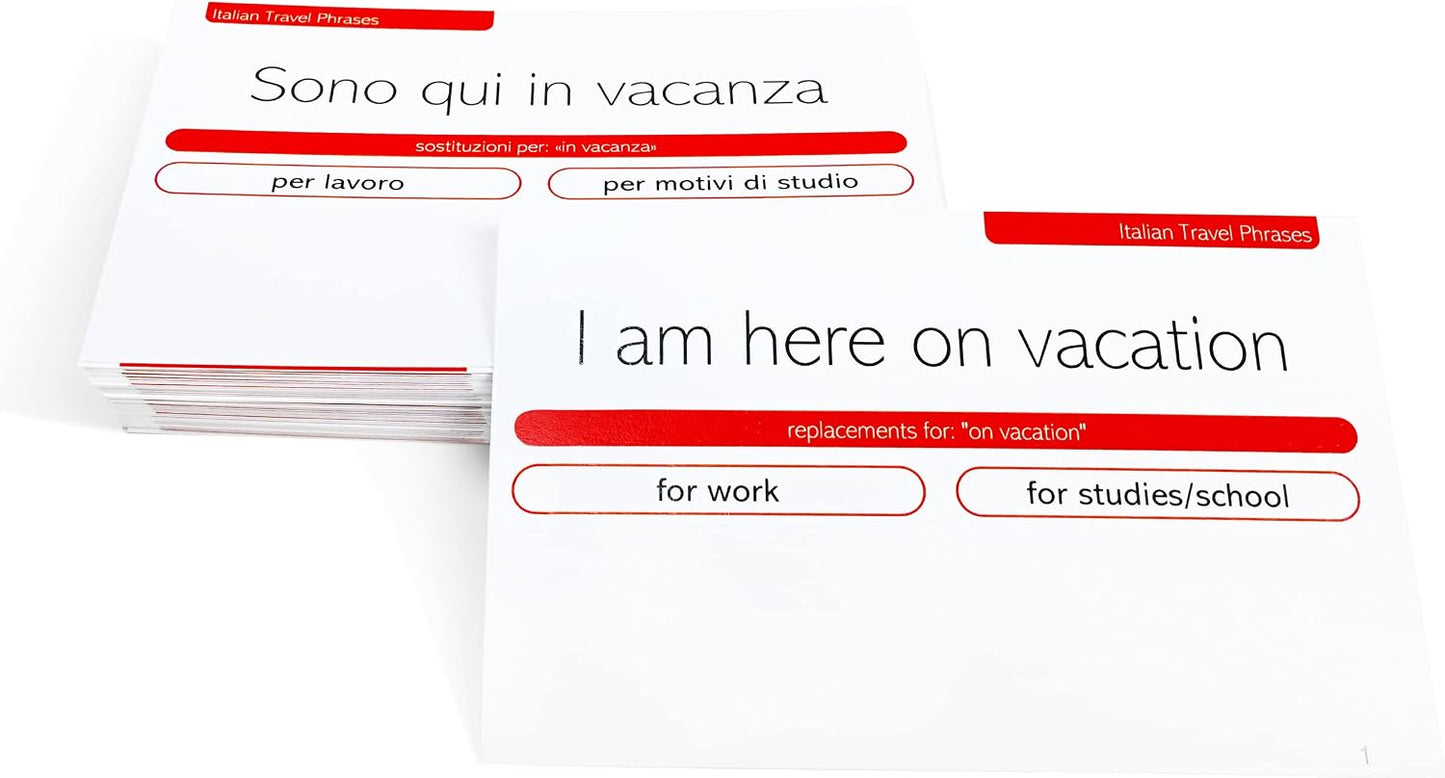 Pat's Flash Cards Essential Italian Phrases Flash Cards (Travel Phrases)
