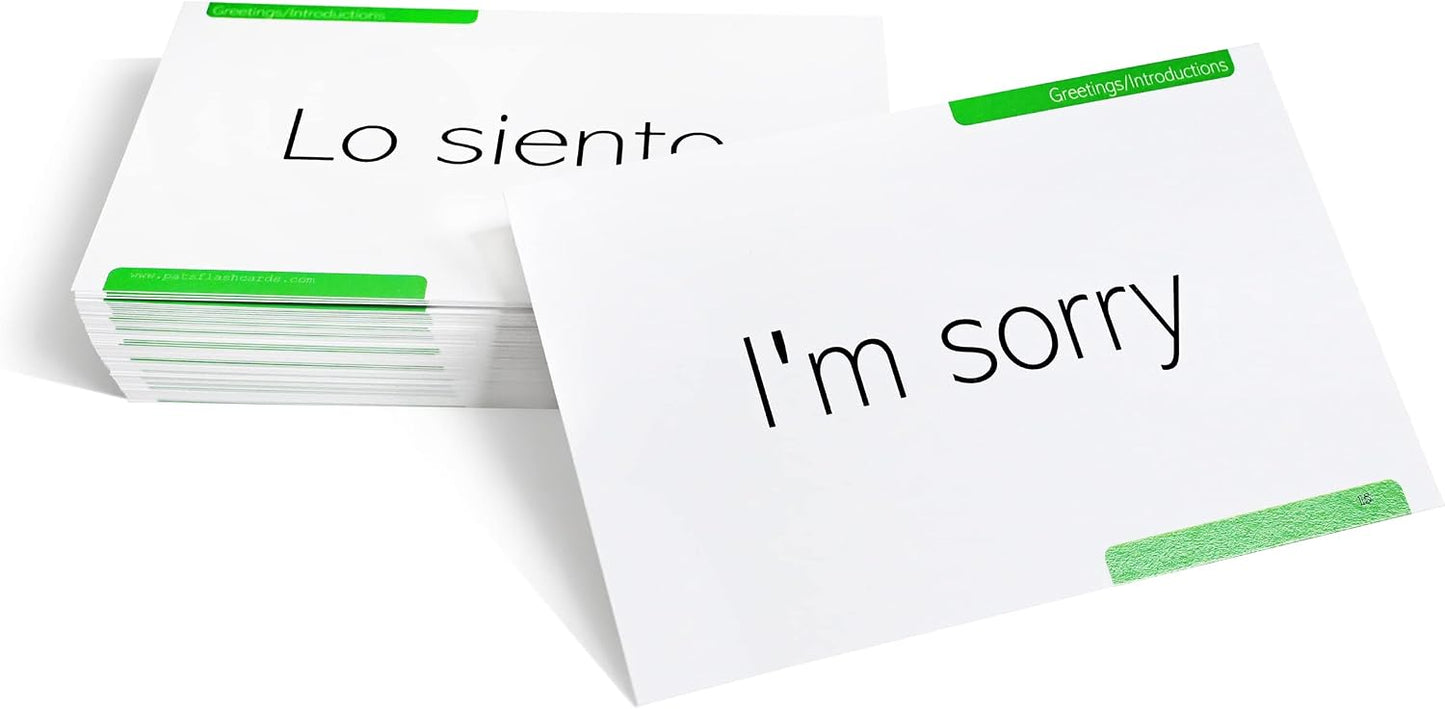 Pat's Flash Cards 150 Essential Spanish Phrases Bundle