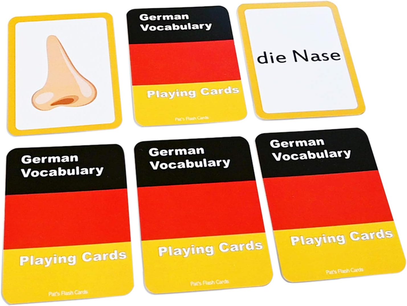 384 German Concentration and Memory Matching Card Game Playing Cards