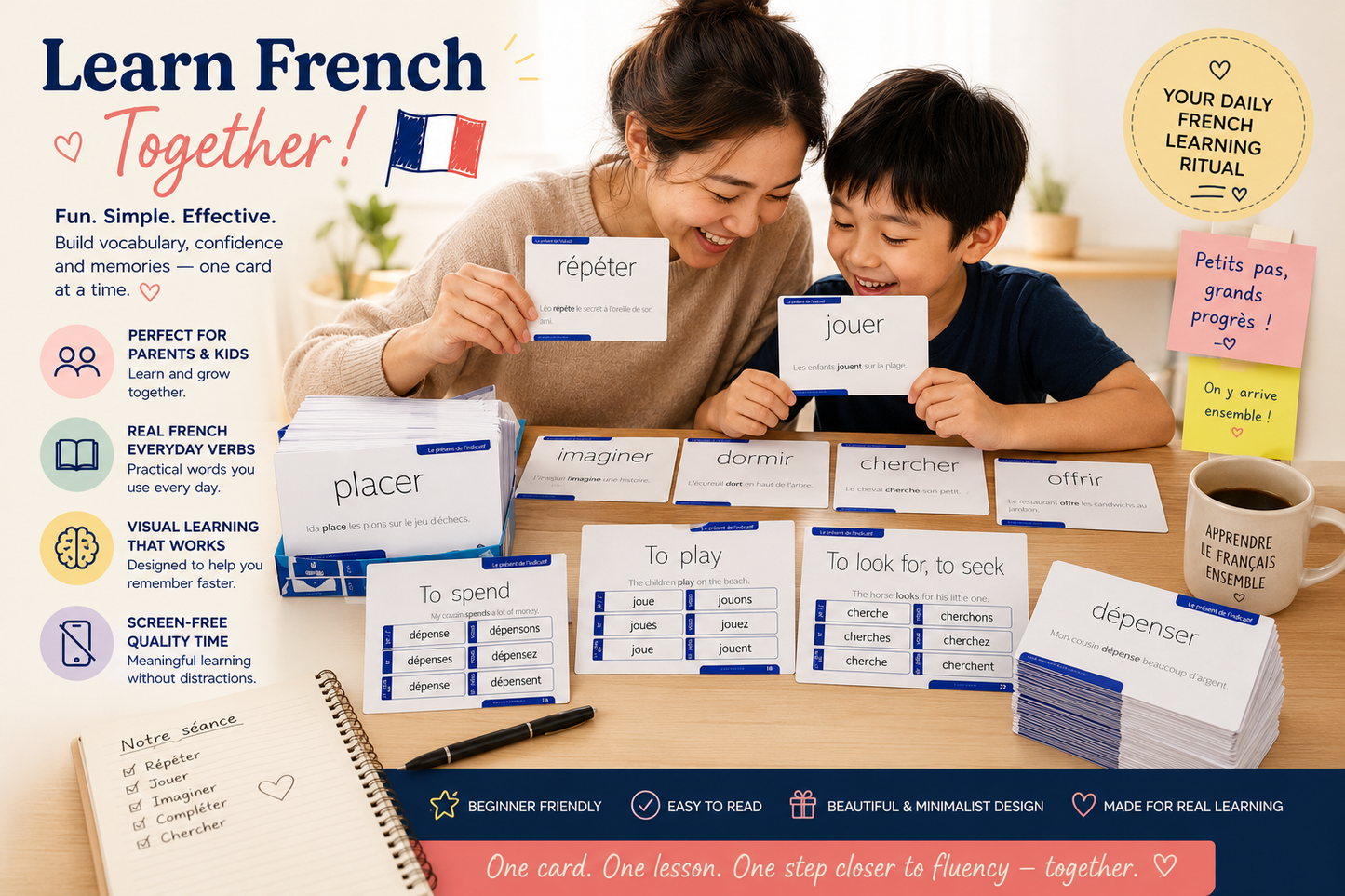 200 French Conjugation Flash Cards