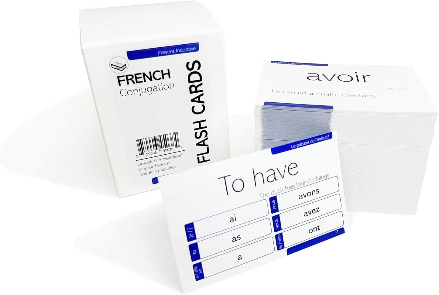 200 French Conjugation Flash Cards