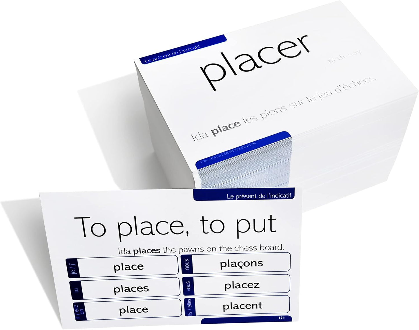200 French Conjugation Flash Cards