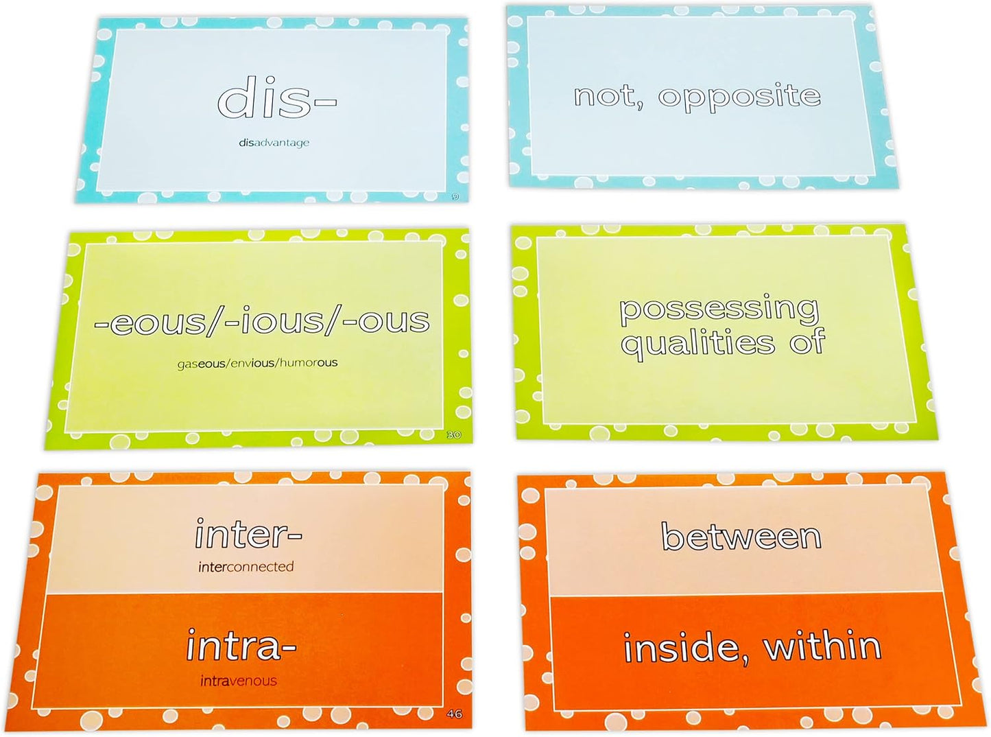 Pat's Flash Cards 50 Prefix & Suffix Flash Cards