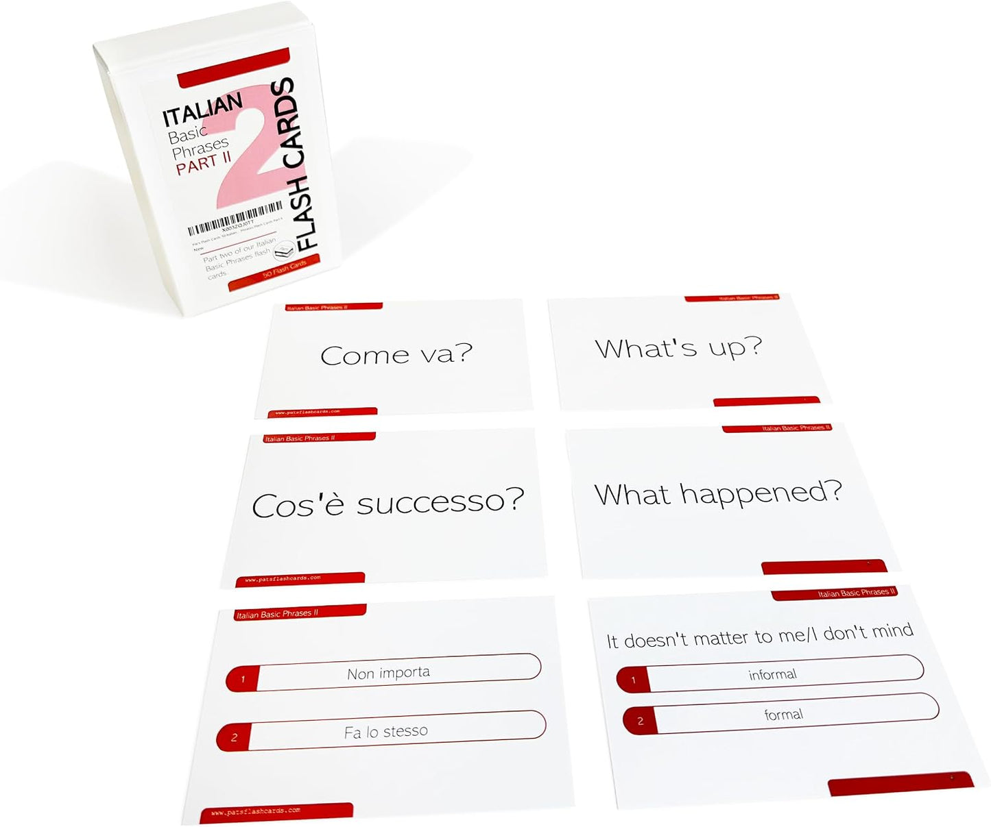 Pat's Flash Cards Essential Italian Phrases