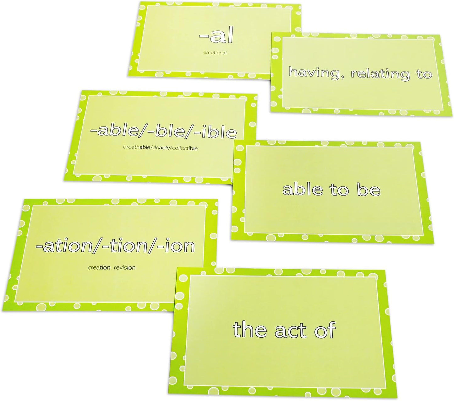 Pat's Flash Cards 50 Prefix & Suffix Flash Cards