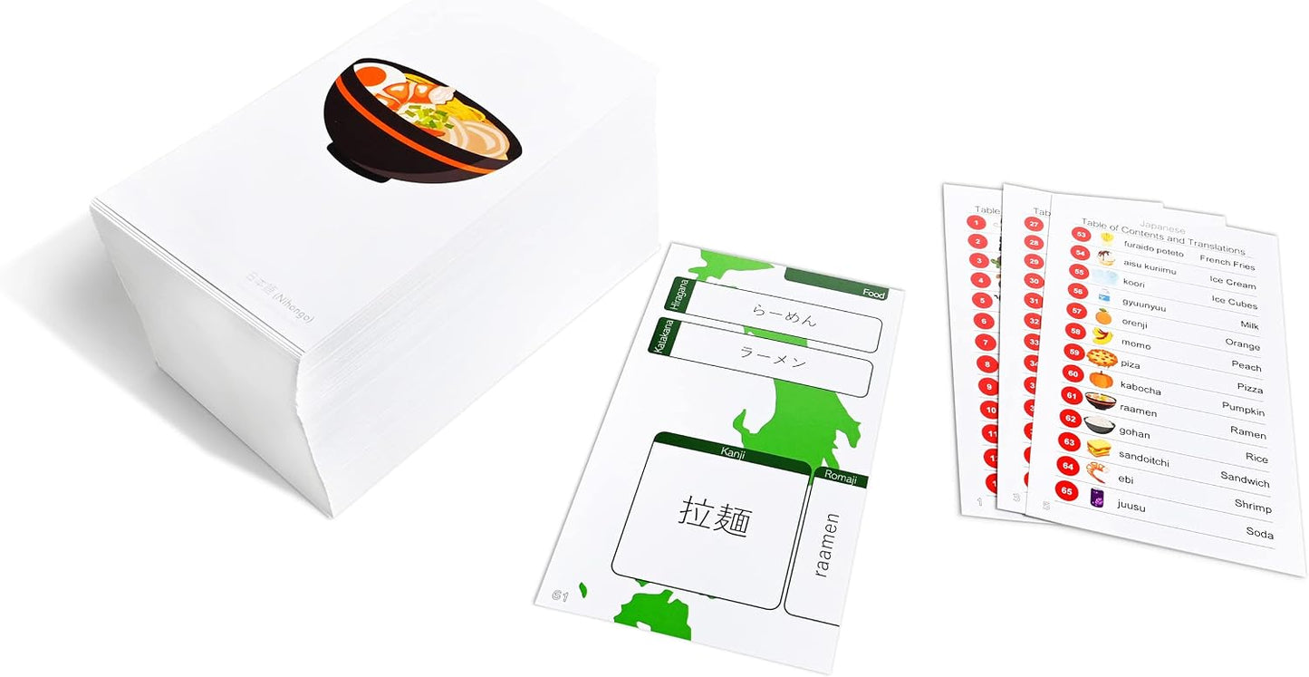 Pat's Flash Cards 192 Japanese Picture Cards