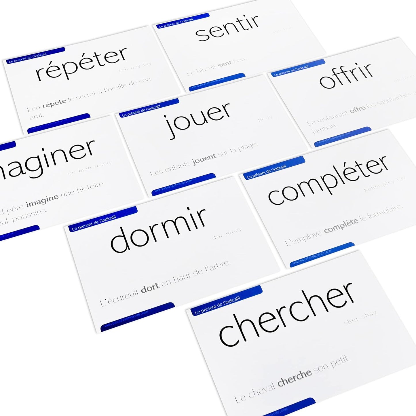 200 French Conjugation Flash Cards