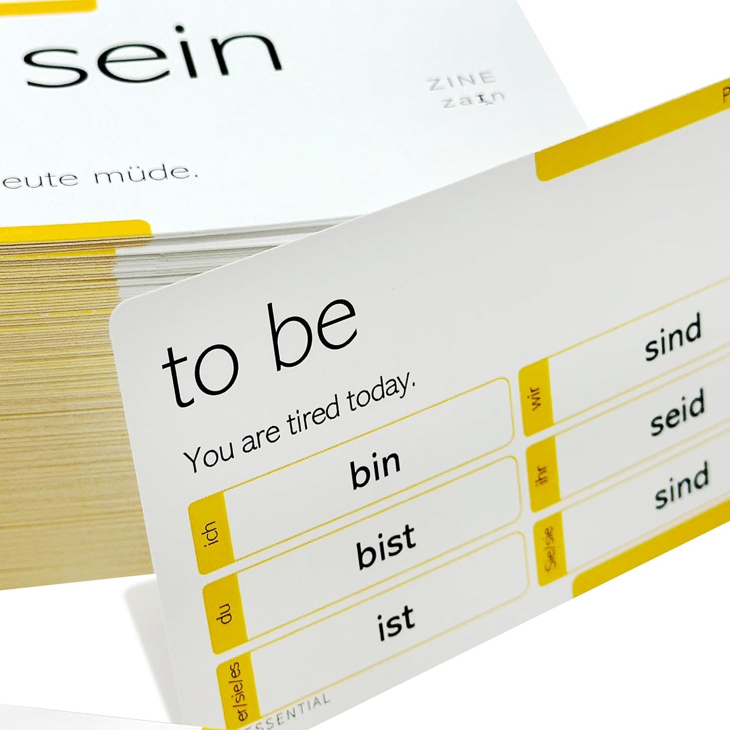 800 German Conjugation Flash Cards – 200 Essential Verbs in 9 Tenses