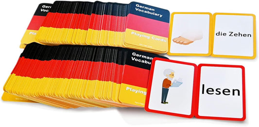 384 German Concentration and Memory Matching Card Game Playing Cards