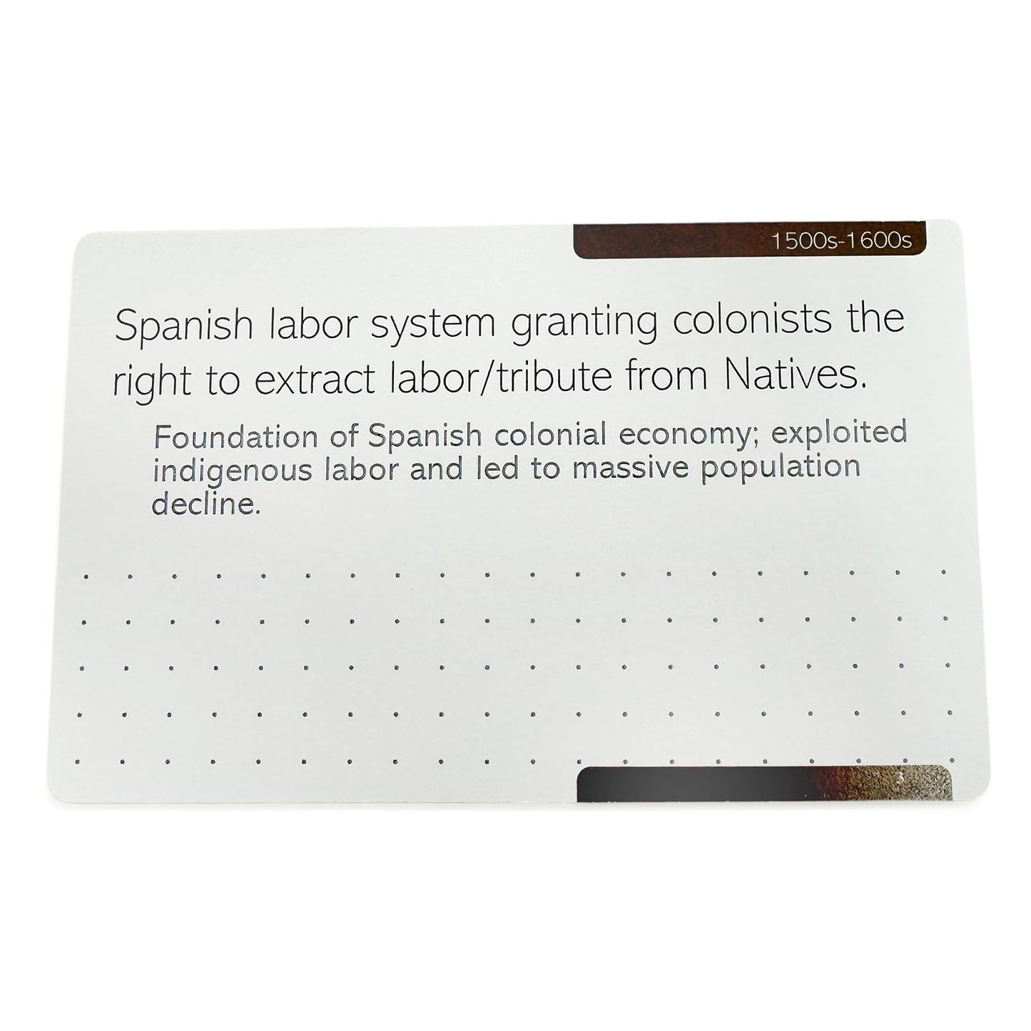 800 AP US History Writeable Bullet Cards