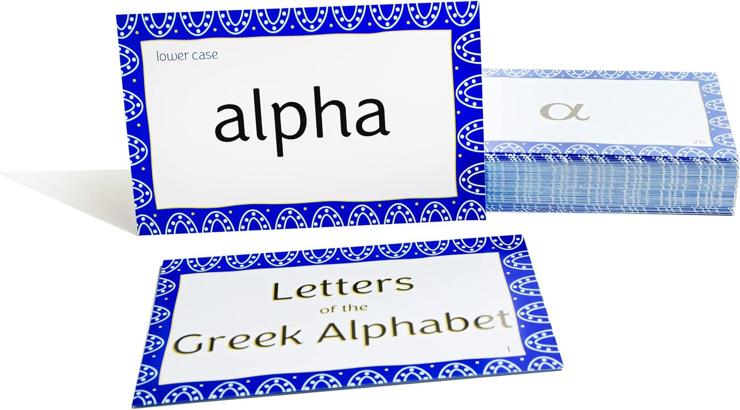 Greek Alphabet Flash Cards