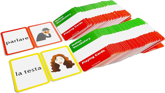 384 Italian Concentration and Memory Matching Card Game Playing Cards