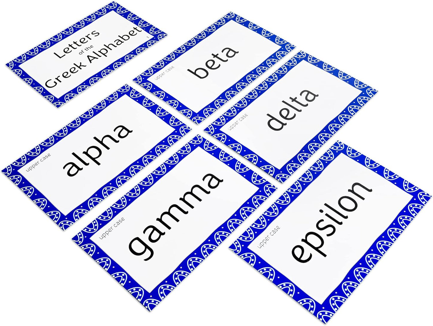 Greek Alphabet Flash Cards