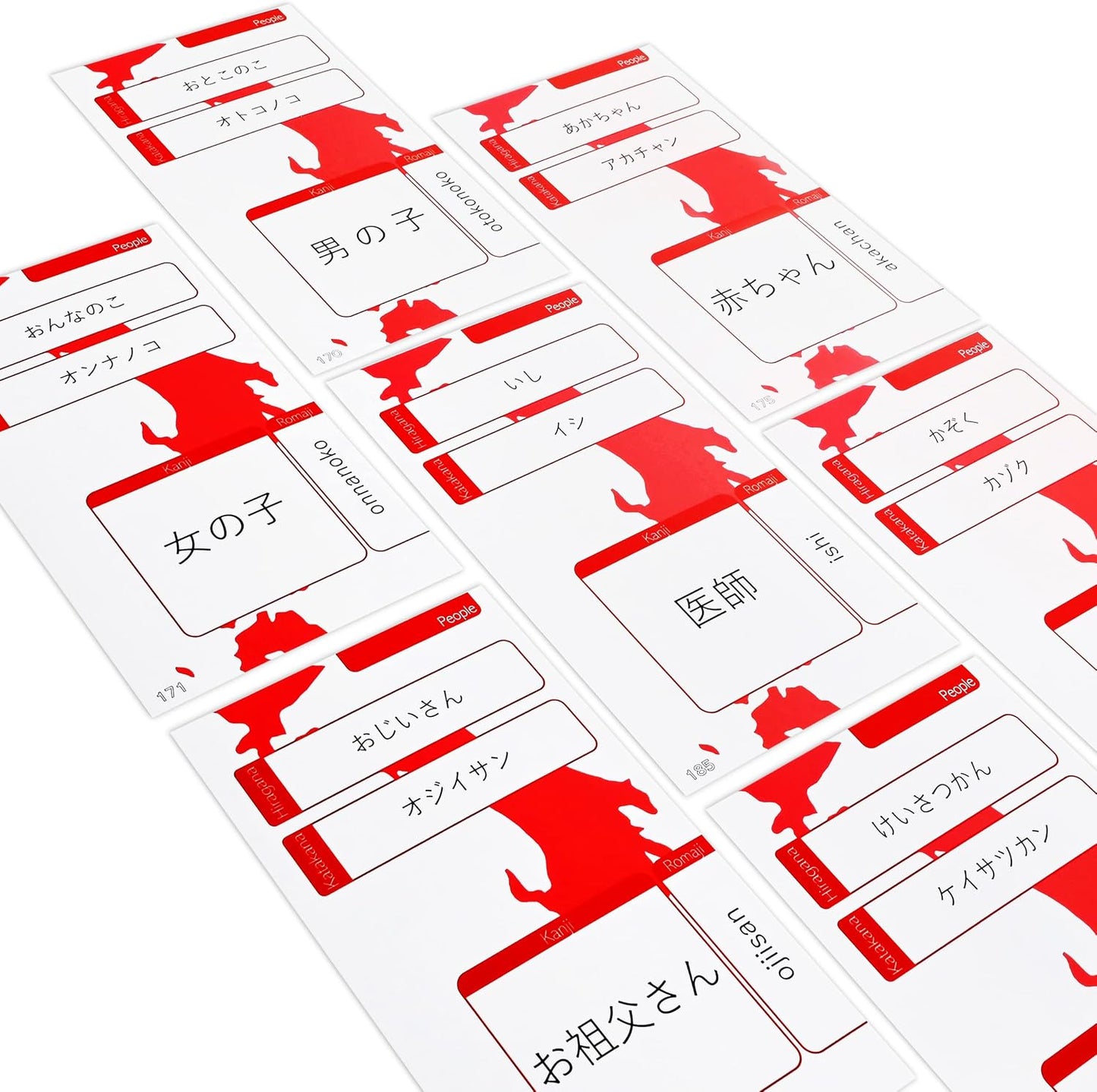 Pat's Flash Cards 192 Japanese Picture Cards