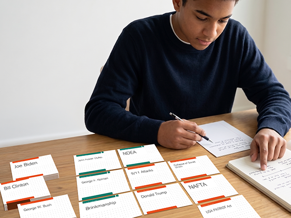 800 AP US History Writeable Bullet Cards