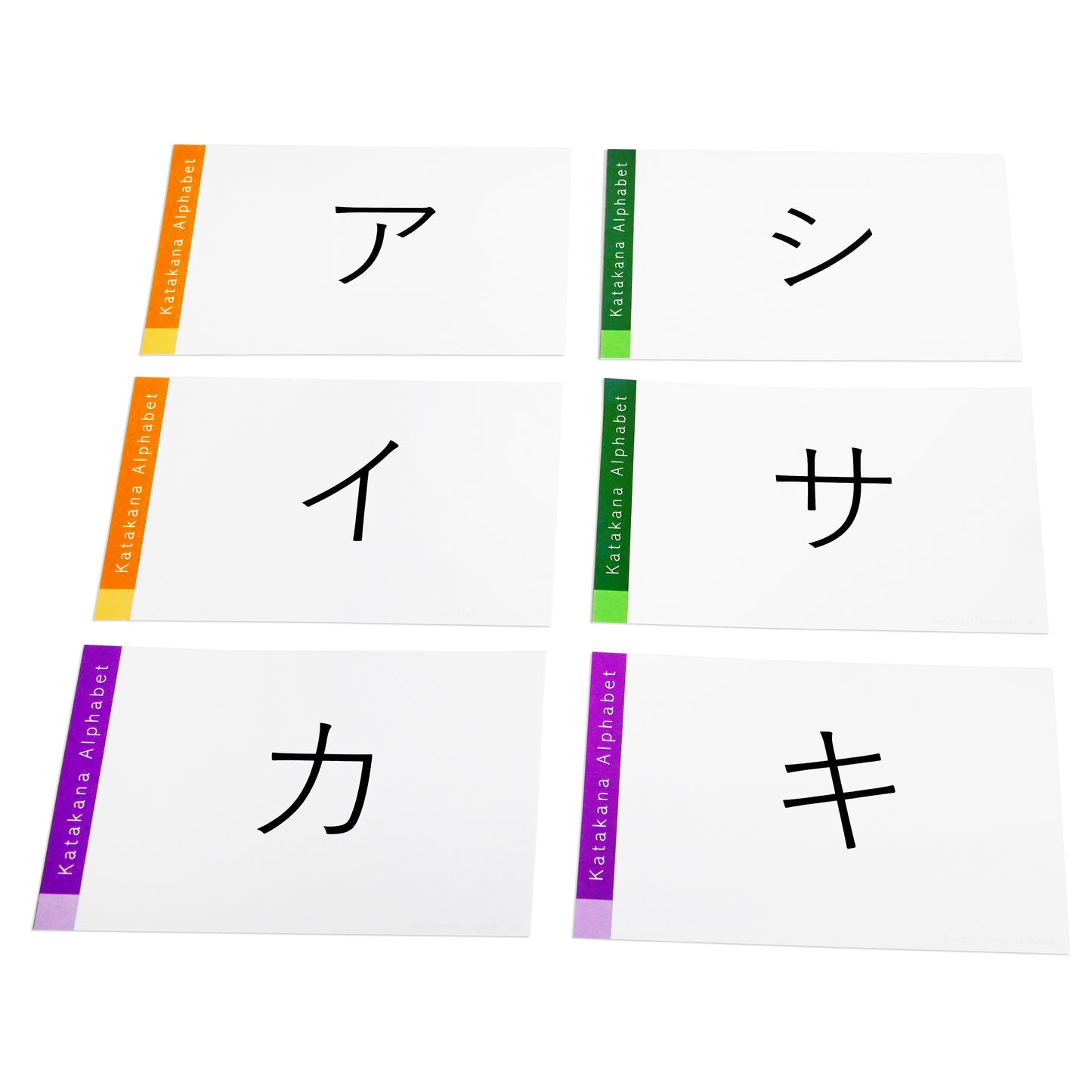 Pat's Flash Cards 46 Japanese Katakana Syllabary/Alphabet Flash Cards