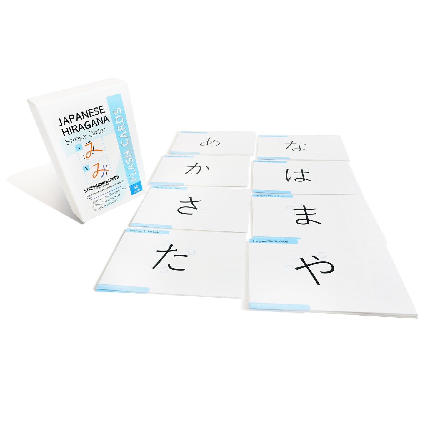 Pat's Flash Cards 46 Japanese Hiragana Stroke Order Flash Cards