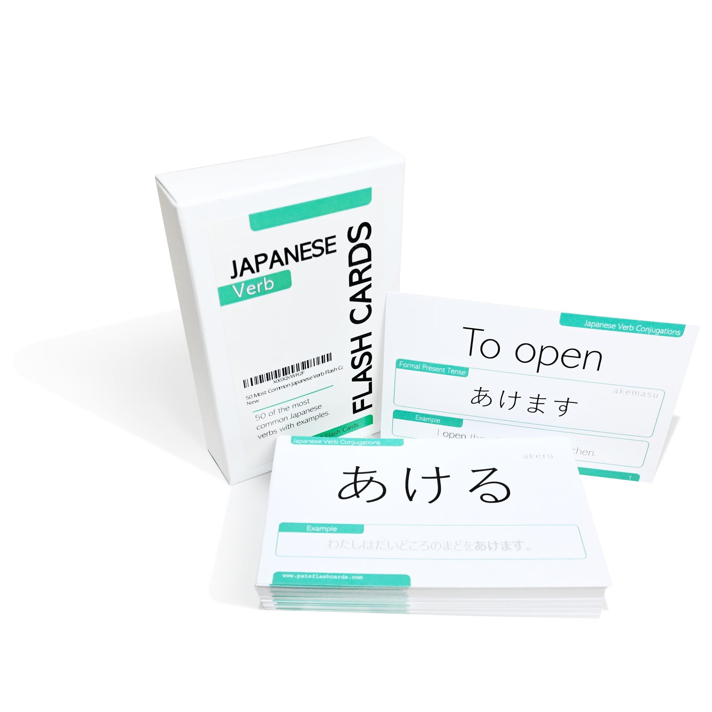 50 Most Common Japanese Verbs Flash Cards