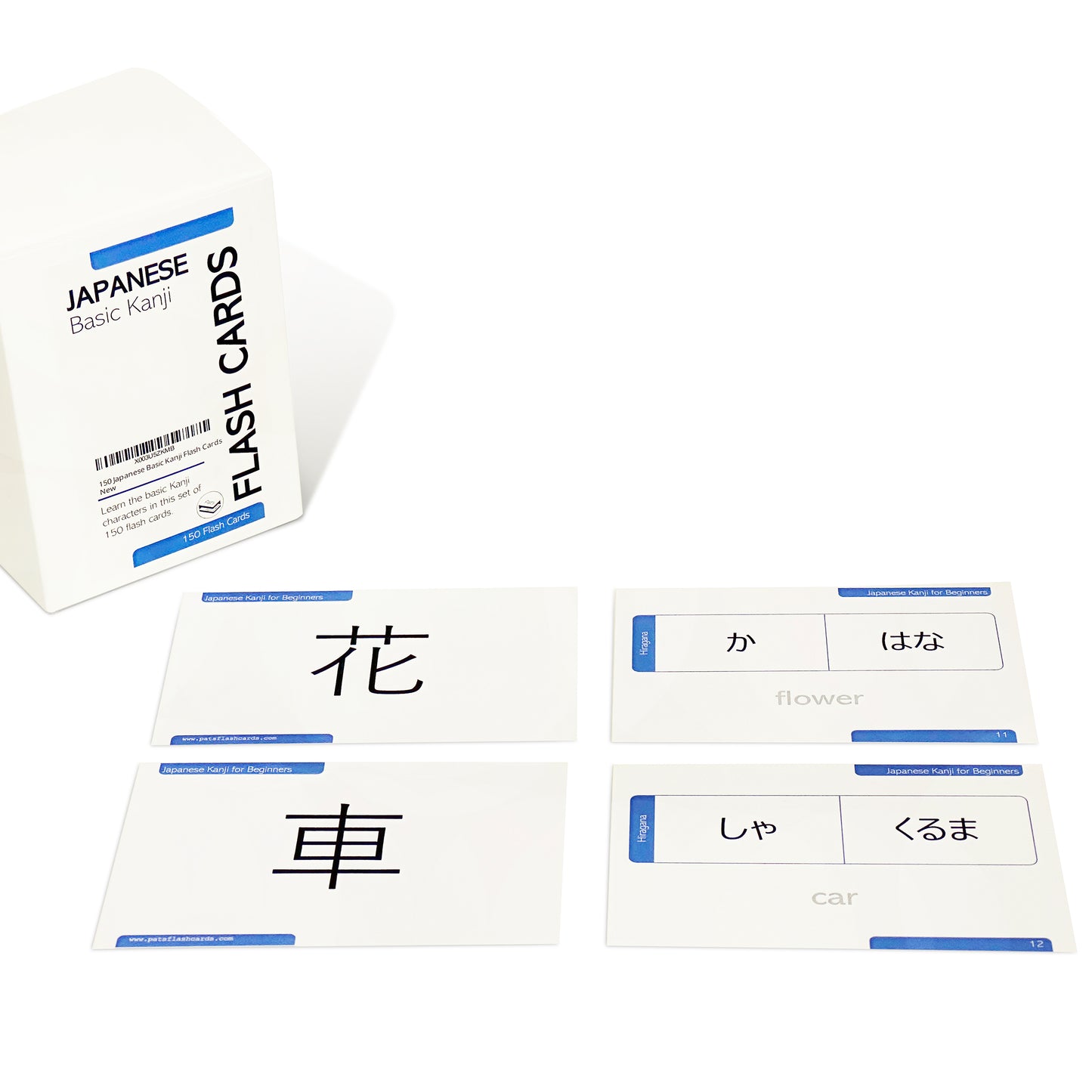 150 Japanese Kanji Flash Cards