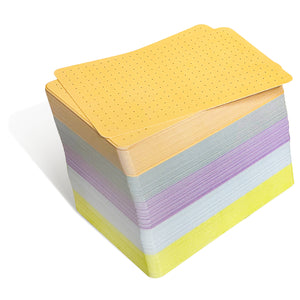 5-Color Pastel Bullet Cards
