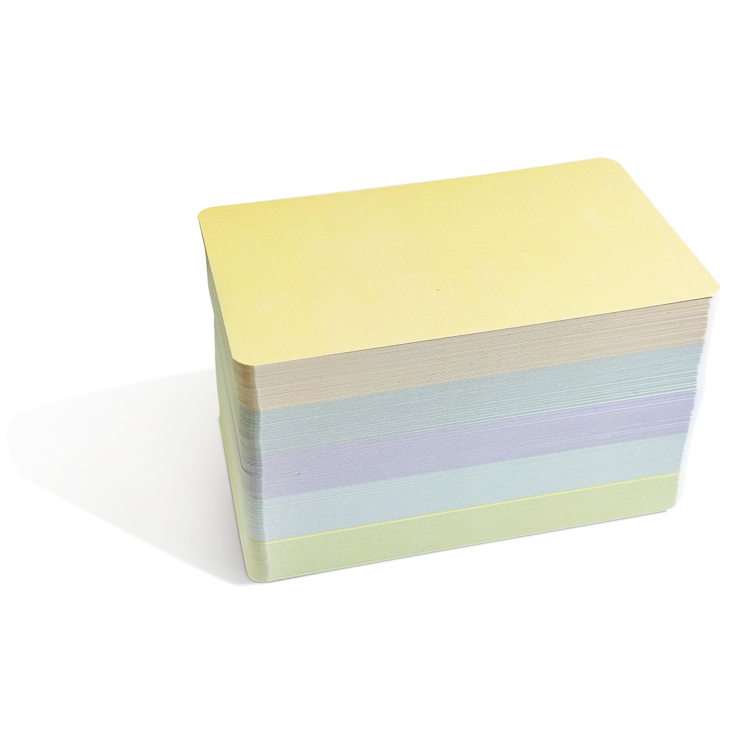 Pat's 5-Color Pastel Blank Index Cards