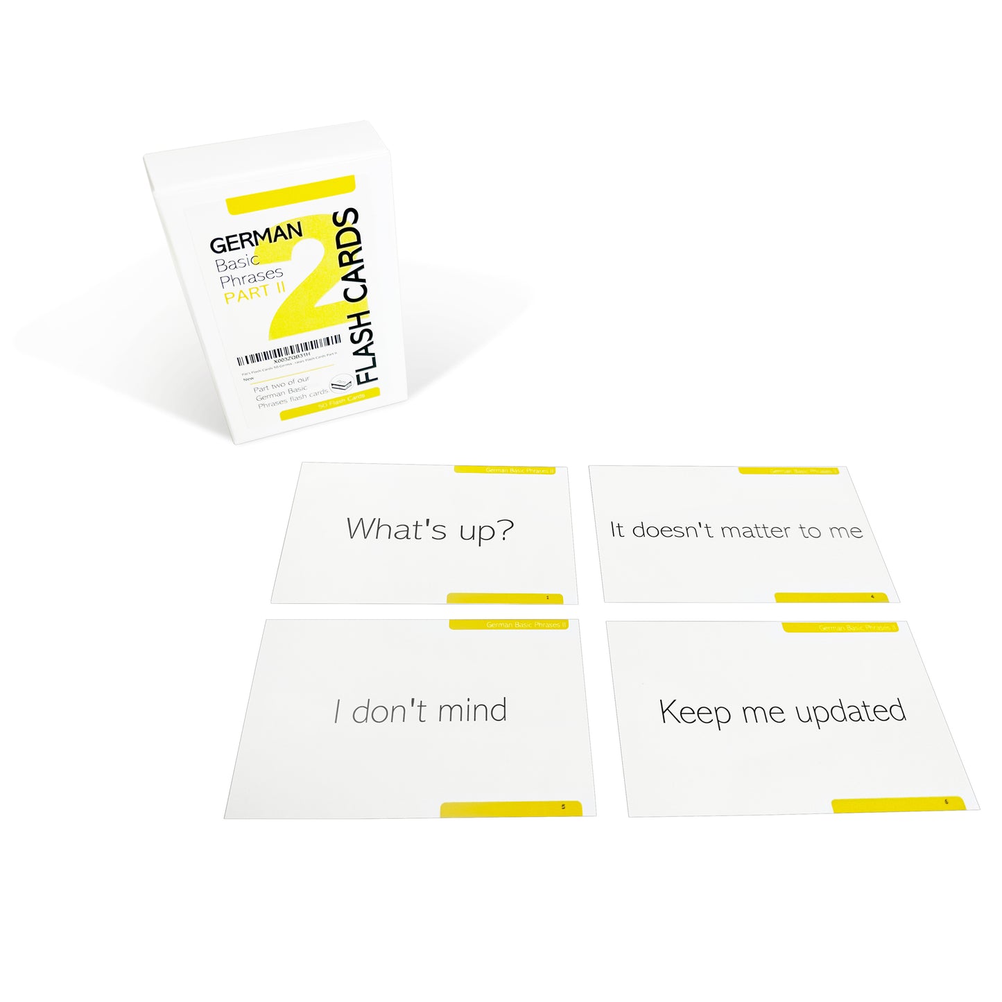 Pat's Flash Cards 100 Essential German Phrases Bundle