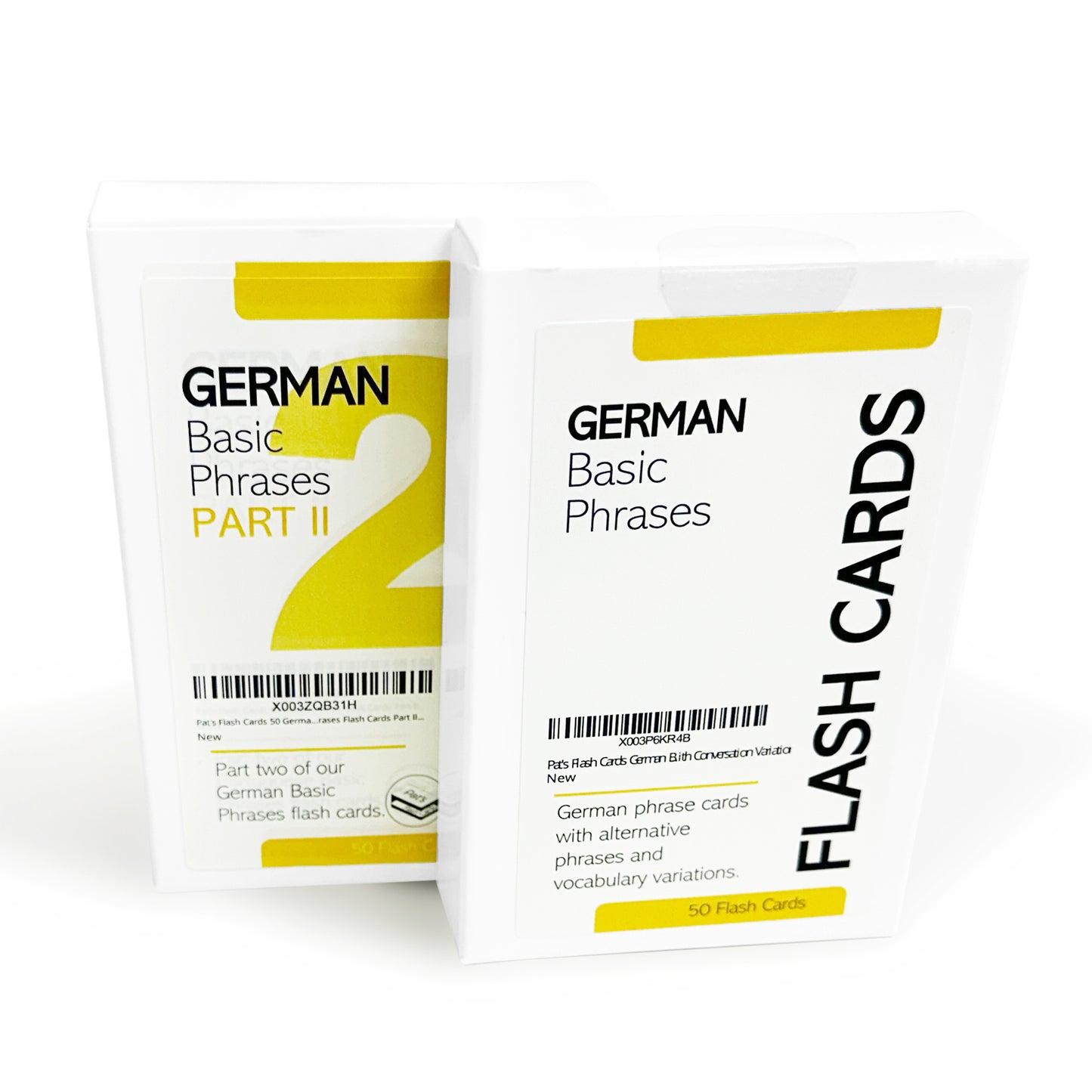 Pat's Flash Cards 100 Essential German Phrases Bundle