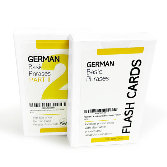Pat's Flash Cards 100 Essential German Phrases Bundle