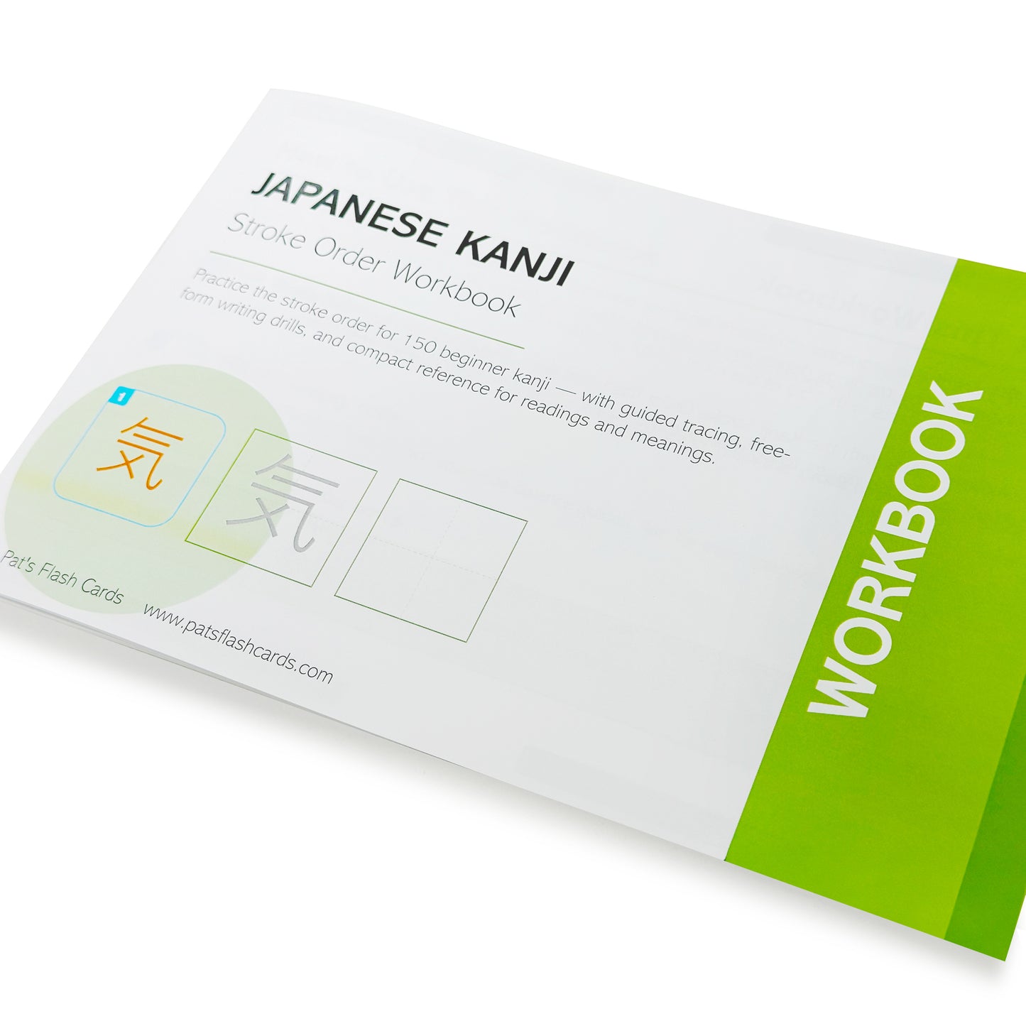 Pat's Flash Cards Japanese Kanji Stroke Order System 150 Flash Cards & Workbook