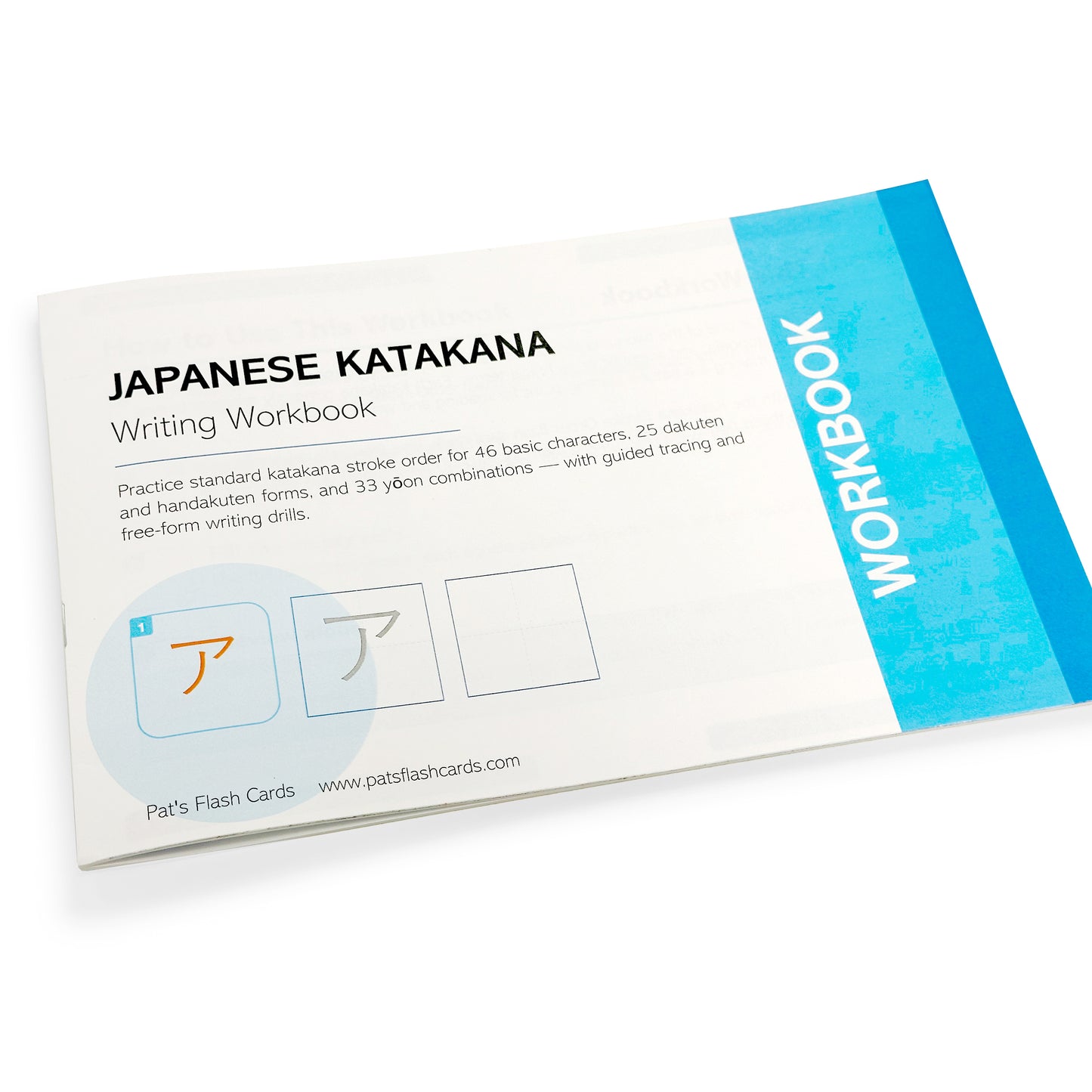 Pat's Flash Cards 48 Japanese Katakana Stroke Order Flash Cards with Workbook
