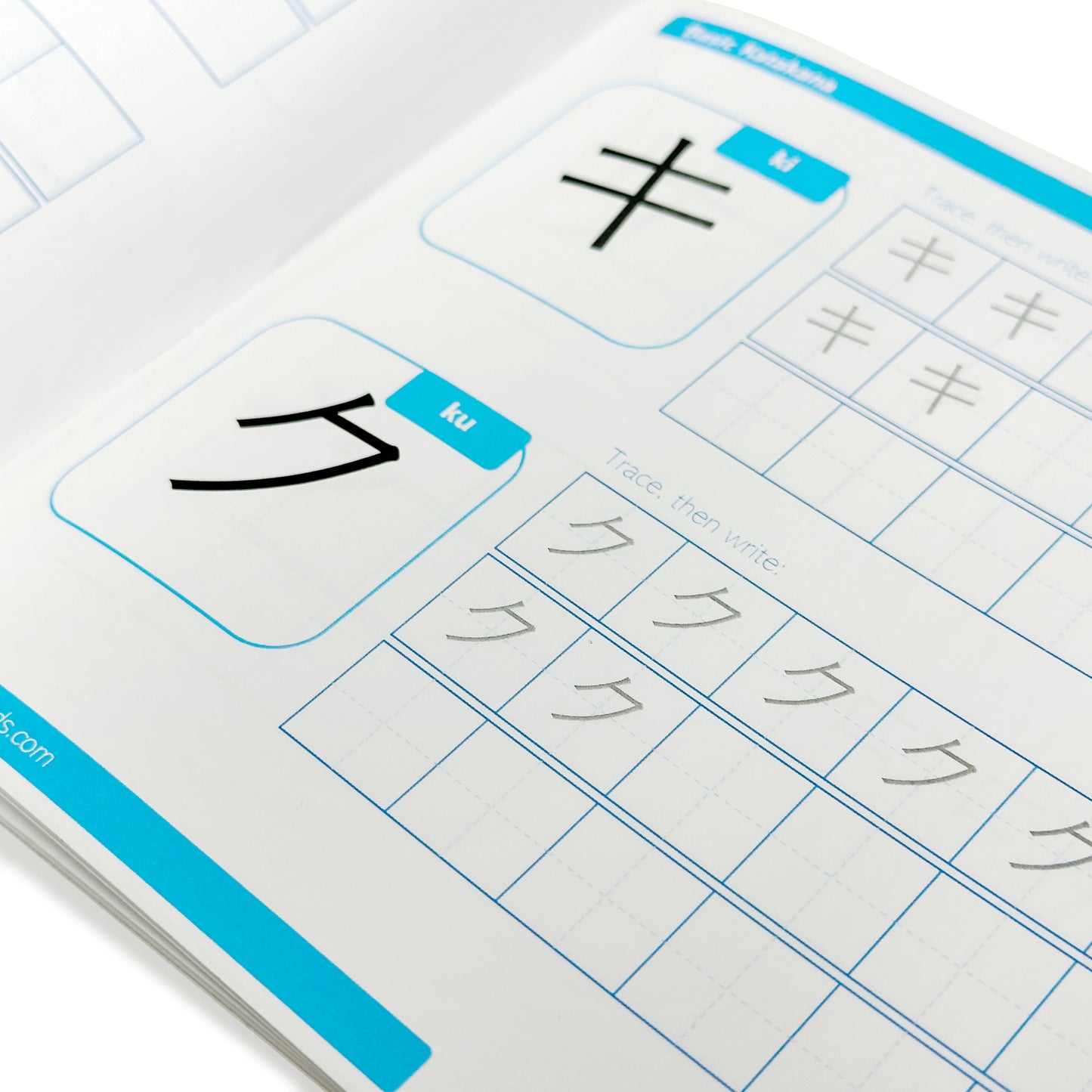 Pat's Flash Cards 48 Japanese Katakana Stroke Order Flash Cards with Workbook
