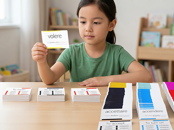 800 Italian Conjugation Flash Cards - 200 Verbs in 6 Tenses