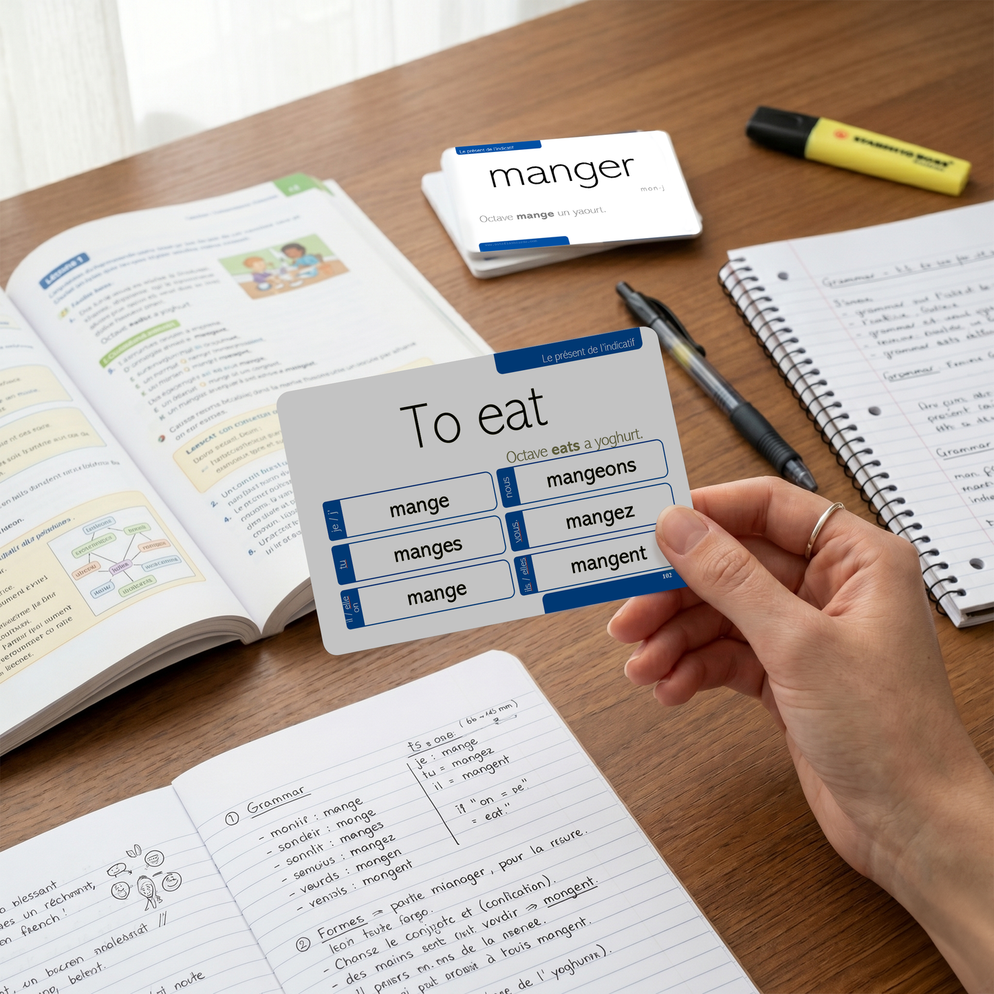 200 French Conjugation Flash Cards