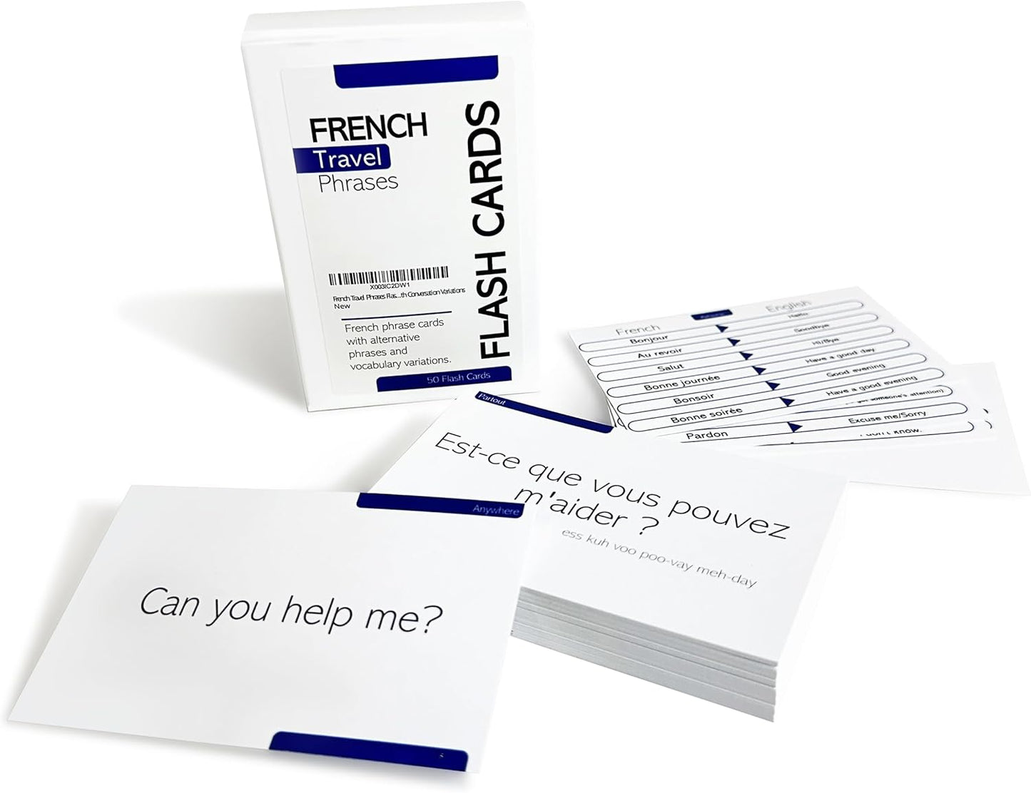 Pat's Flash Cards Essential French Language Learning Cards