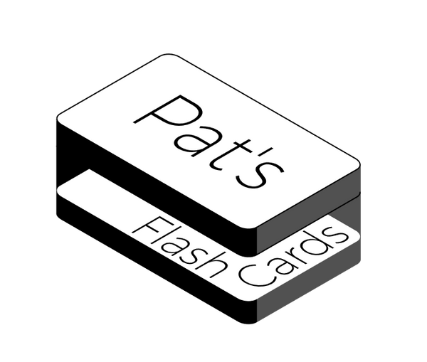 Pat's Flash Cards