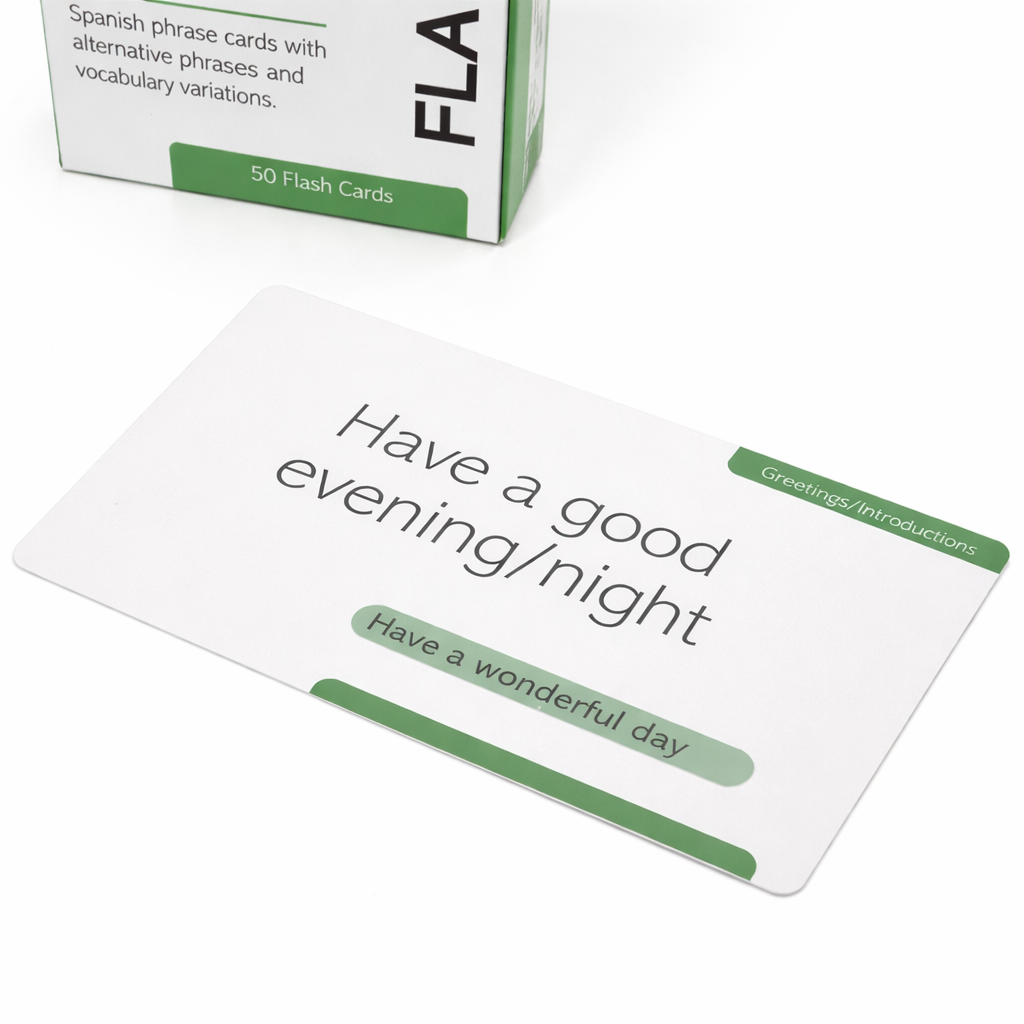 Sticker Cards: Spanish Basic Phrases