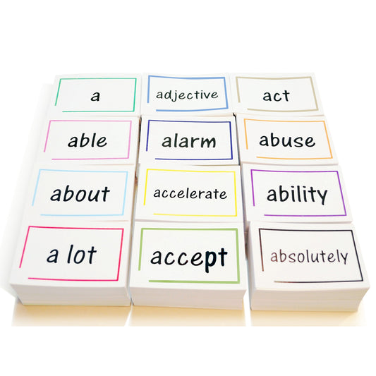 Levels 1-12 of Pat's Flash Cards Reading Flash Cards