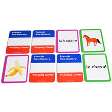 384 French Concentration and Memory Matching Card Game Playing Cards - Includes Animals, Food, Family, and More