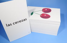 192 Spanish Beginning Vocabulary Flash Cards with Original Artwork